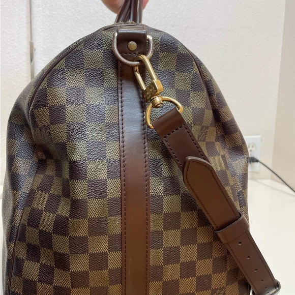 COPY - Authentic Louis Vuitton Keepall 60 Bandoliere DE - Picture 3 of 5